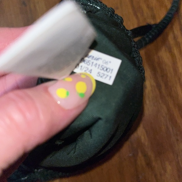 Aerie Triangle Forest Green Bikini Top Size XS - Picture 8 of 12